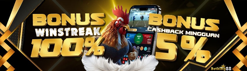 [SABUNG AYAM ] Bonus Winstreak 100%