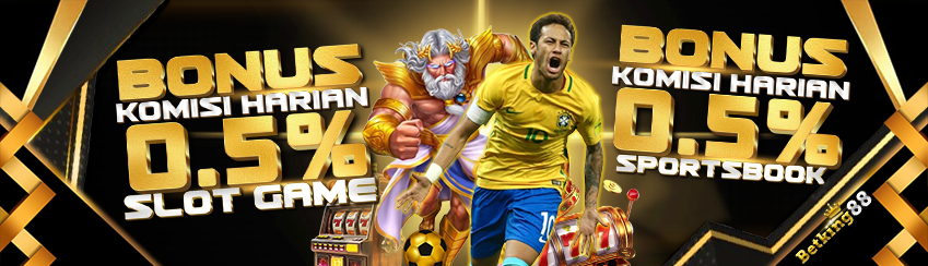 [Komisi] Rollingan Slot & Sportsbook 0.5%